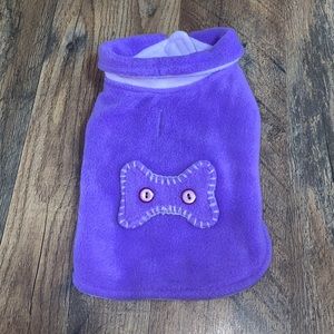 Companion Road Purple Fleece Dog Coat Size XS